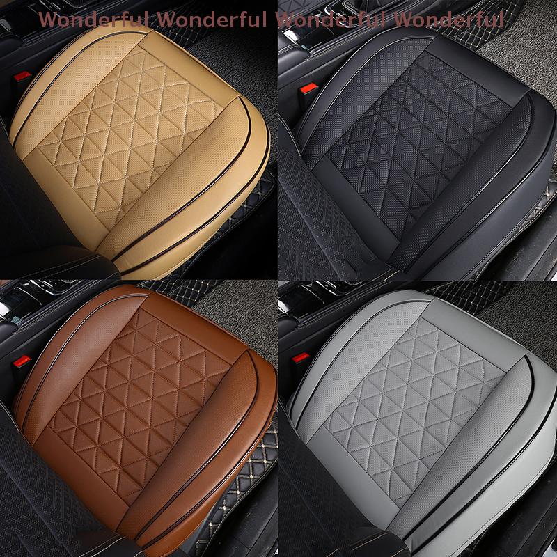 PU Leather Automobile Chair Cushion Protector Universal Front Car Seat Cover - New Style Cars Seat Accessories