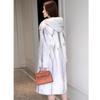 Women's Cross Mink Skin Coat Whole Mink Long Fur Coat Winter New Hooded Velvet Warm