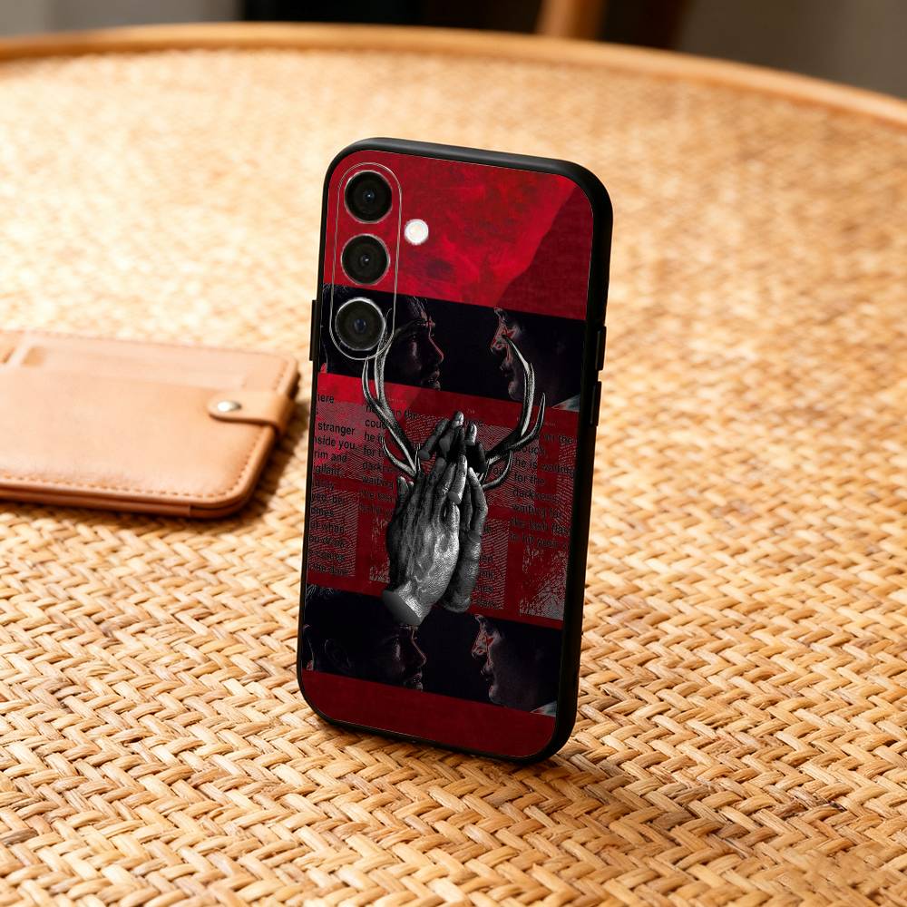 Will Graham H-Hannibal Phone Case For Samsung A73,72,71,53,52,51,22,91,80, Soft Black Cover