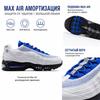 Nike Sneakers Unisex Air Max 95 Total 90 Blu Bianco Racer-Blue-Nero-Argento Metallico IB6830-100