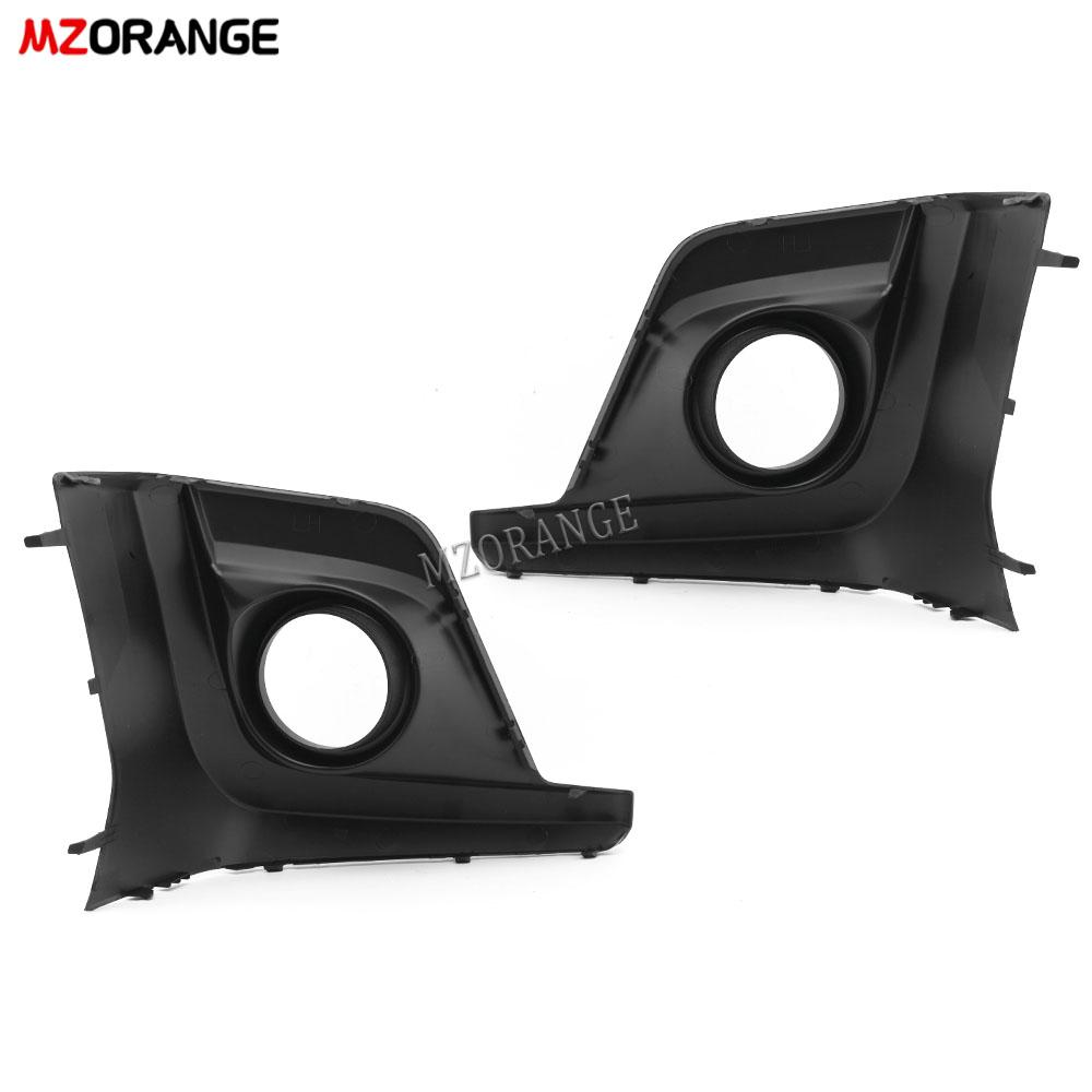 For Subaru XV Crosstrek 2018   Fog Light Frame Cover Car ABS Front Fog Lamp Front Bumper Trimming Bezel Cover