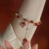 Anime Game Genshin Impact Kaedehara Kazuha Cosplay Bracelet Women Maple Leaf Pendant Beads Bracelets Jewelry Party Accessories