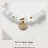 New Natural Cat's Eye Fu Character Bracelet - Versatile Niche Design for Women, Perfect Gift for Best Friend