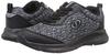 SPALDING Women's 5E JIN 3850 Wide-Waist Lightweight Walking Sneakers, Size 24.0 Cm, Black