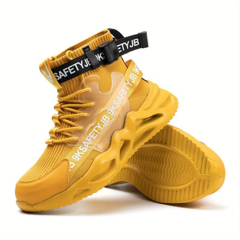 Unisex Steel Toe Boots Lightweight Comfortable Safety Work Shoes