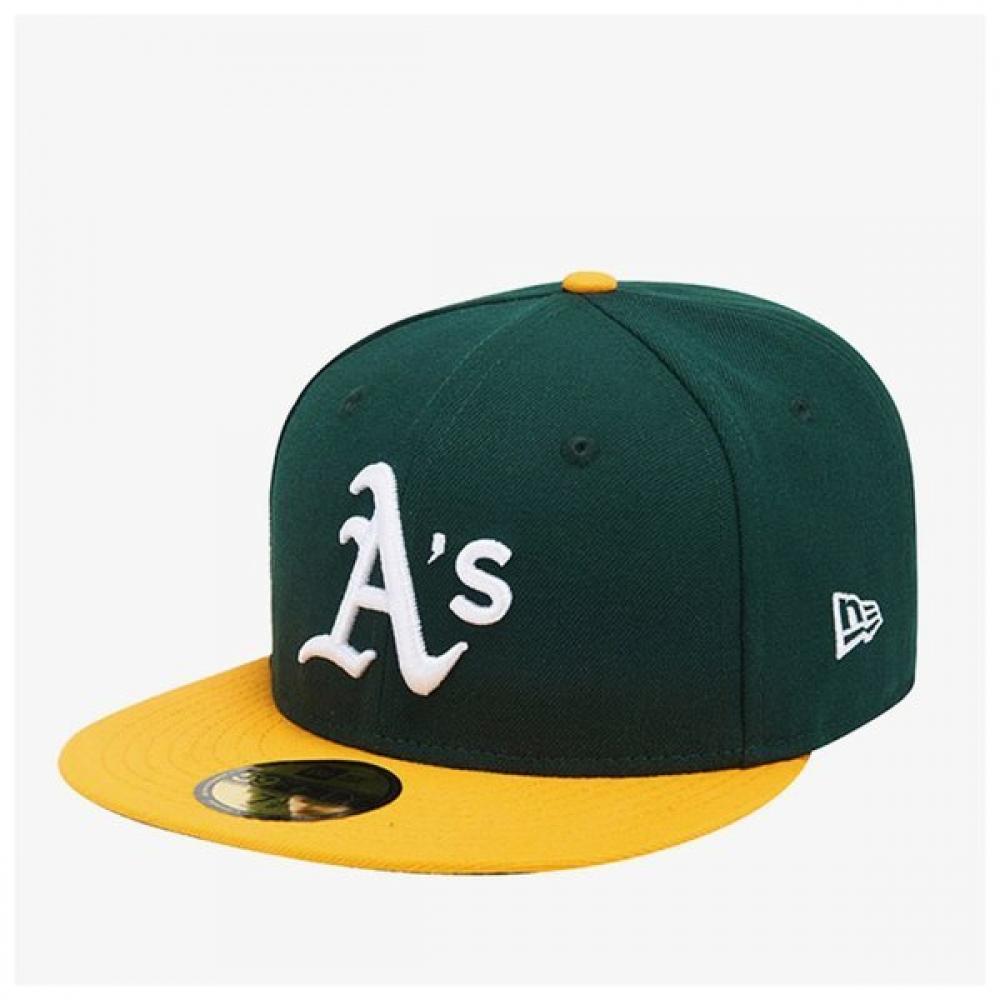 

New Era Mlb Authentic Oakland Athletics Home Dark Green Agold 70361054 70361054/738