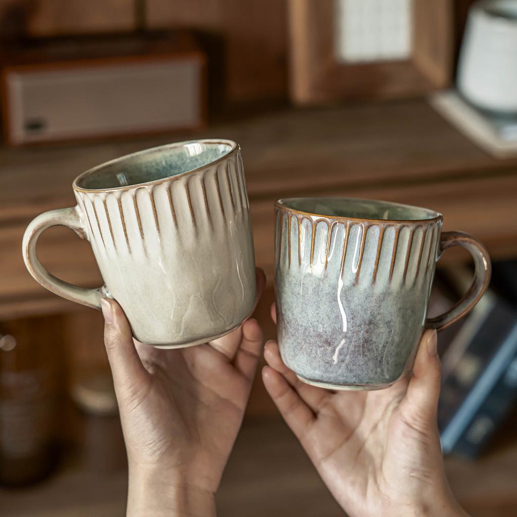 Mug Retro Kiln-Changed Glaze Cup Ceramic Cup Household Japanese Water Cup Teacup Specialty Coffee Cup