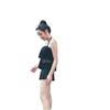Damen Halter Spitzenrock Badeanzug - Zweiteilig Feenstil Boy Shorts Badebekleidung