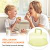 Storage Box Cake Travel Slice Containers Dome Stand Pp Polypropylene Egg Trays Carrier Round