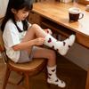 5Pairs Winter Warm Womens Plush Heart Design Socks Fleece Lined Comfortable Non-Slip Ankle Socks Casual Cute Gift Idea