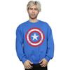 Marvel Mens Avengers Captain America Scratched Shield Sweatshirt