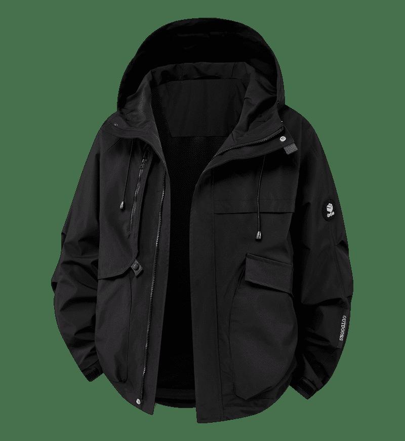 New Style Hooded Waterproof Couple s Hiking Jacket Windbreaker XXL