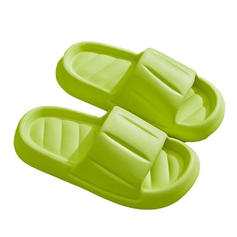 Home slippers men's summer eva thick-bottomed non-slip bathroom home wear new deodorant cool slippers women