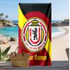 Union Berlin FC Personalized Printed Beach Towel Soccer Logo Support Custom Name Text Absorbent Towel For Sport Travel Special Gift