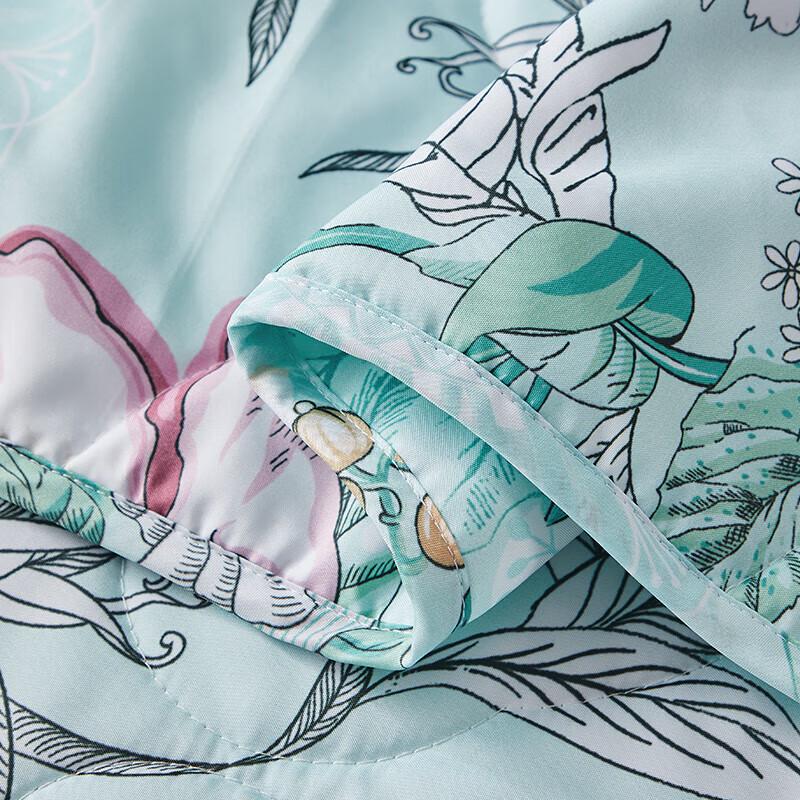 FUANNA Summer Washable Printed Fiber Quilt