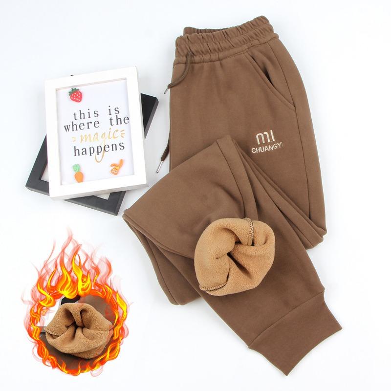 Harlan pants women's radish pants thin pants women's fleece sweatpants autumn and winter women's pants leggings windproof pants