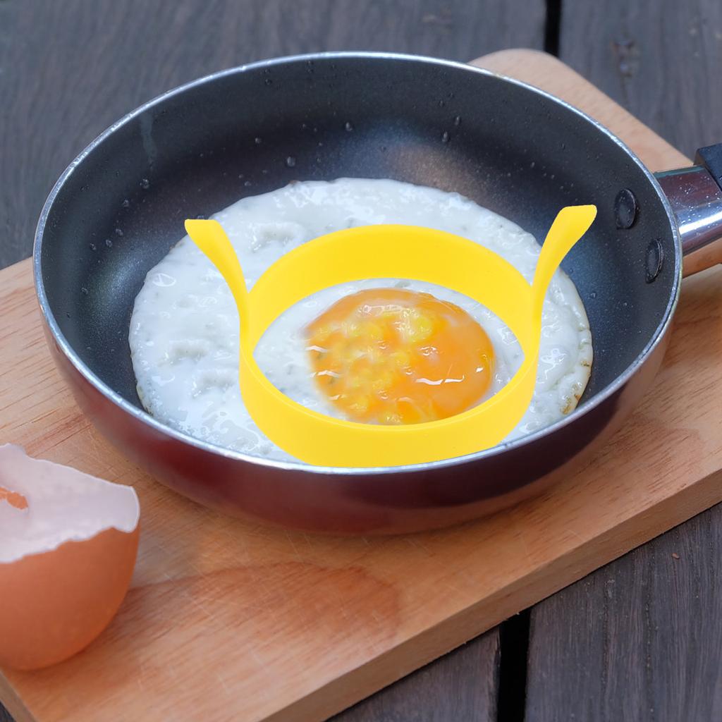 8 Pcs Kitchen Accessories for Eggs Practical Omelette Rings Household Round Molds Convenient Utensils Pancake Silicone