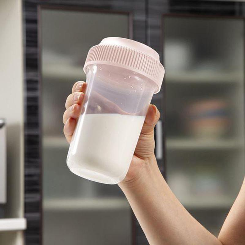 400 ML Fitness Shaker Becher für Männer und Frauen Sport Protein Pulver Milchshake Mixbecher Gesundheit und Schönheit Haushaltswaren