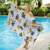 Big-eyed Cute Creature Beach Towel Cute Towel Quick-Drying Soft Towel for Beach Vacation Pool Funny Gift for Friends & Family