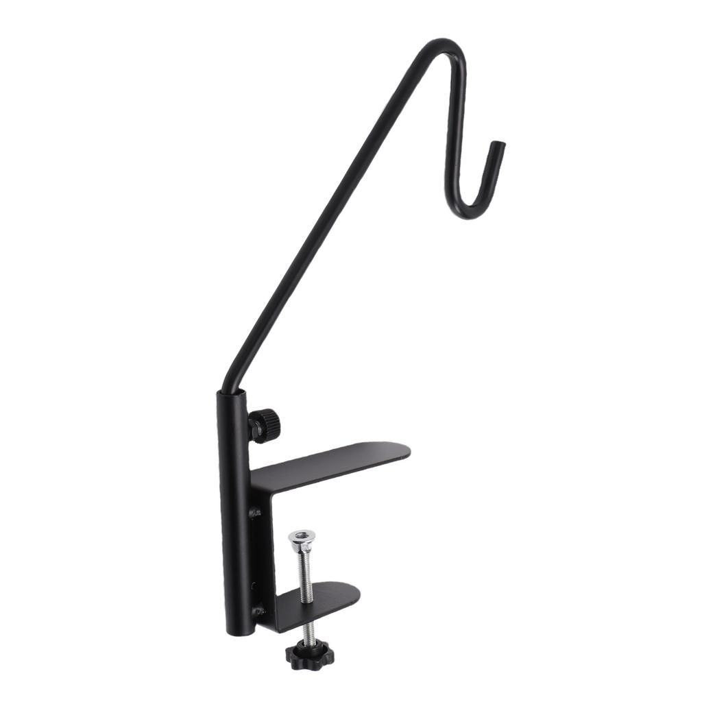 11 Inch Deck Railing Hook Heavy Duty Steel Deck Bird Feeder Hanger with 360 Degree Swivel Arm