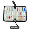 Metal Aluminum TPR Crochet Hooks Knitting Kit with Soft Handle for DIY Crafts