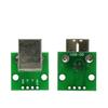 10Pcs/Lot MICRO MINI5P Type-c USB USB2.0 To Dip Female B-type Square Interface Printer Mike PCB Converter Adapter Breakout Board