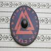 Valhalla Viking Shield Medieval Wooden Viking Shield/Wolf Viking Shield