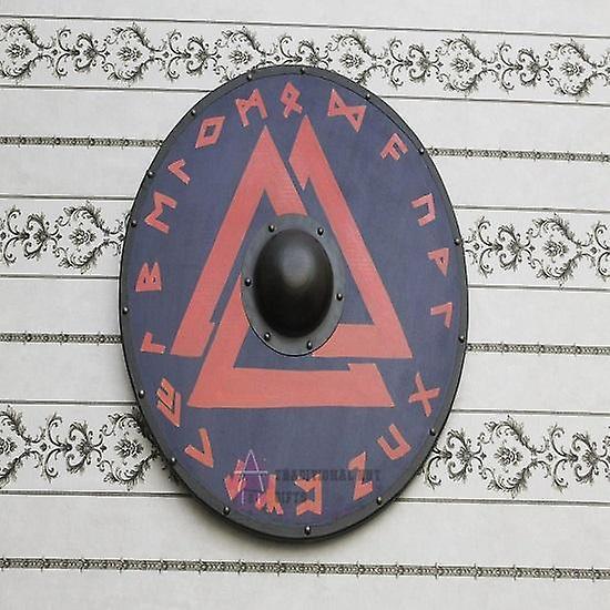 Valhalla Viking Shield Medieval Wooden Viking Shield/Wolf Viking Shield