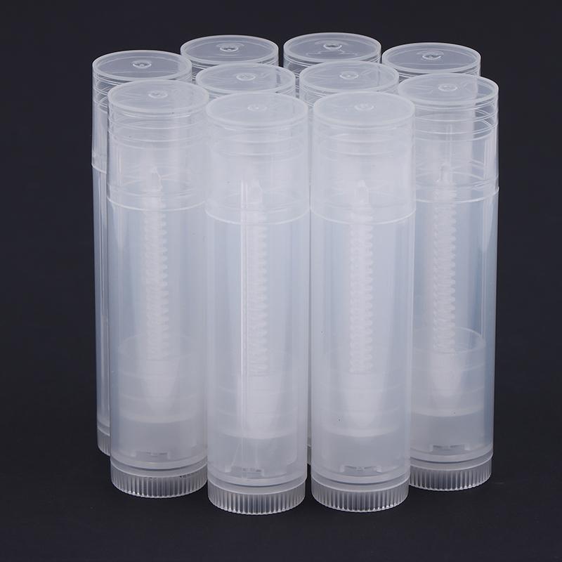 10 Adet 5G Boş Dudak Parlatıcısı Tüpleri Ruj Kavanozları Balsam Tüpü Kapaklı Kap Seyahat Makyaj Aleti Dudak Balsamı Kozmetik Kapları