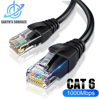 Yüksek Hızlı 1000Mbps Cat6 Ethernet Kablosu UTP RJ45 Ağ Yama Kablosu TV PS5 PS4 Xbox PC İnternet Modem Router için Cat6 Lan Kablosu