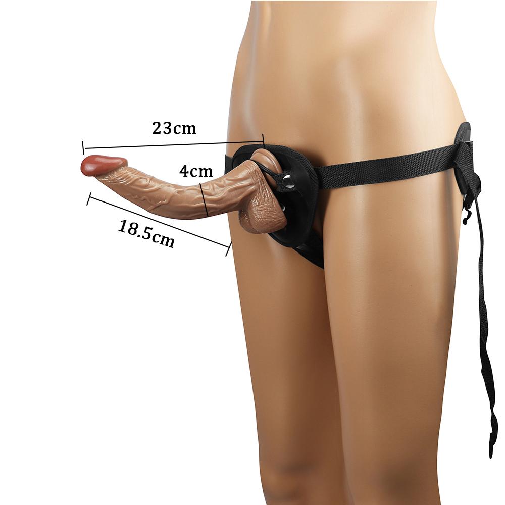 Adult Supplies Sex Toy Wearable Dildo Realistic Sex Toy For Lesbian Women Couples Dildo Strap On Penis Suction Cup Anal Plug