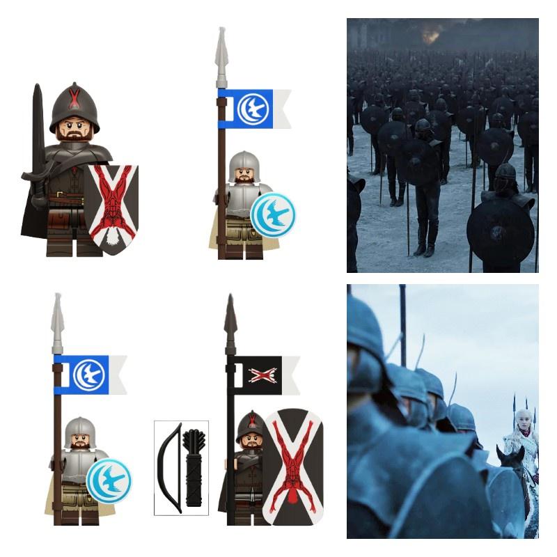 Kt1073 Game Of Thrones Bolton Elite Knight Eryn Valley Knight Building Blocks