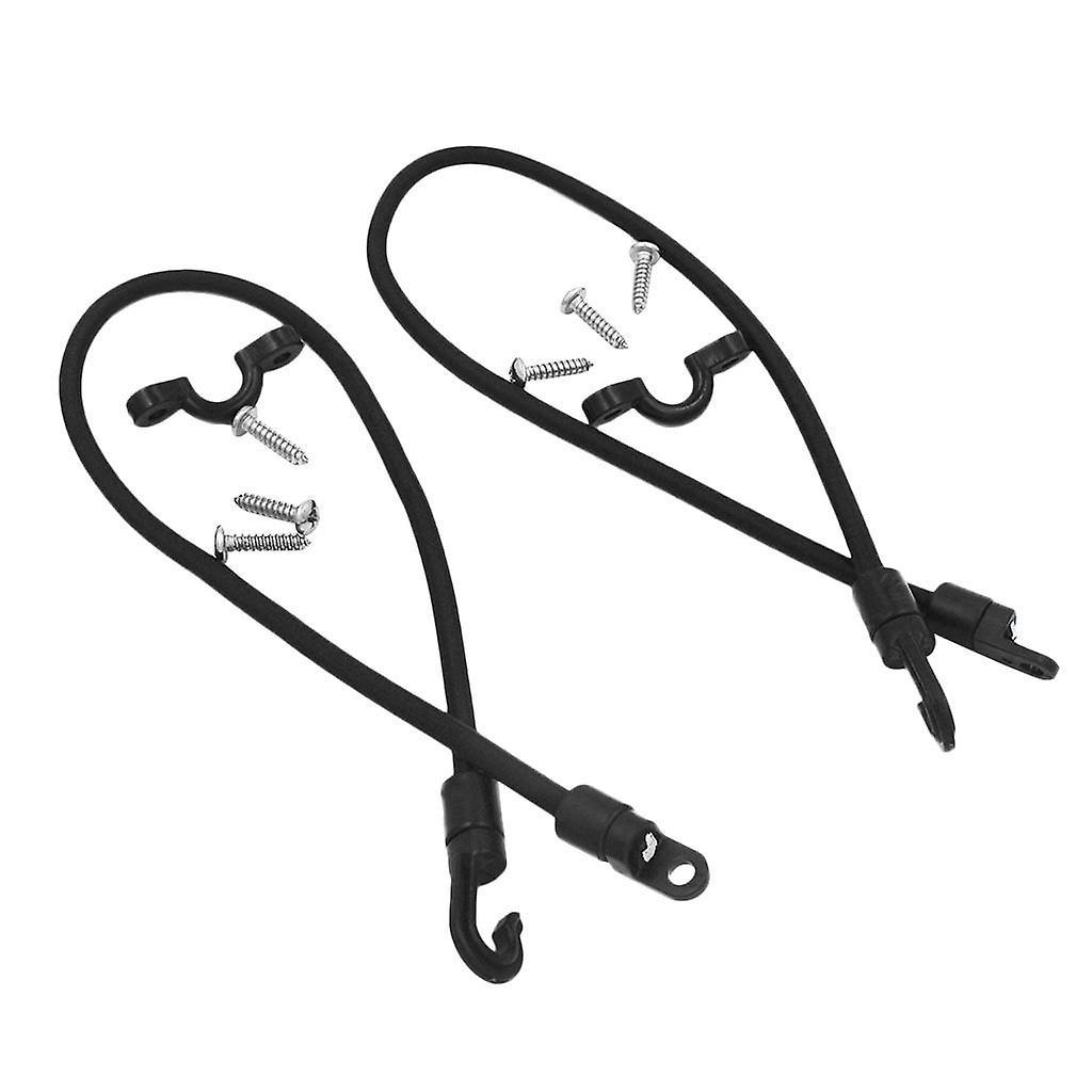 2 Pieces Marine Boat Fishing Rod Tamer Strap Holder Deck Mount Connector 18"