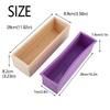 Wooden Box Silicone Soap Mold Rectangular Shape Soap Box Toast Mold  Baking Accessories