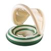 HYNTOOR Baby Swim Ring, Foot-In Type, Removable Sunshade, UV Protection, with Handle, for Toddlers, Pool Use, Water Play, Swim Ring, Strong Buoyancy,
