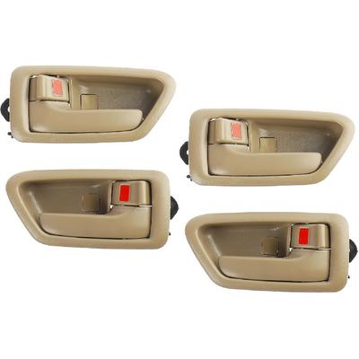 IRONTEK Interior Door Handle for Front/Rear Driver and Passenger Side Fit for Toyota Camry 1997-2001 Inner Door Handle #69206-AA010-E0,