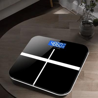 High Quality1pc High Definition Digital Scale, Max Capacity 396lbs, LED Display, Non-Rechargeable AAA Battery Powered, Plastic Material, Ultra Wide