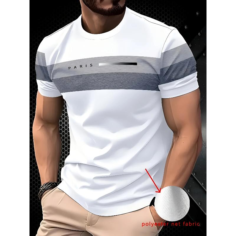Herren Kurzarm Mode Einfache Oberteile Locker Vielseitige T-Shirts Herren