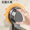 Suction cup towel rack, toilet non-punching bathroom towel double bar rack, toilet wall hanging bath towel storage hanger