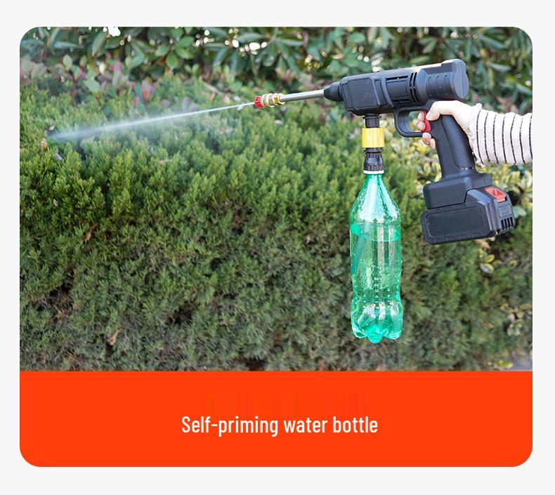 Portable High-Pressure Lithium Battery Water Gun for Car Wash & Garden Use