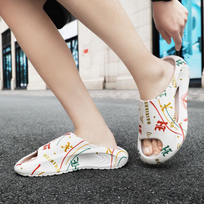 Летние мужские тапочки Летняя обувь для отдыха Мужская пляжная обувь Удобная мужская — фото 14