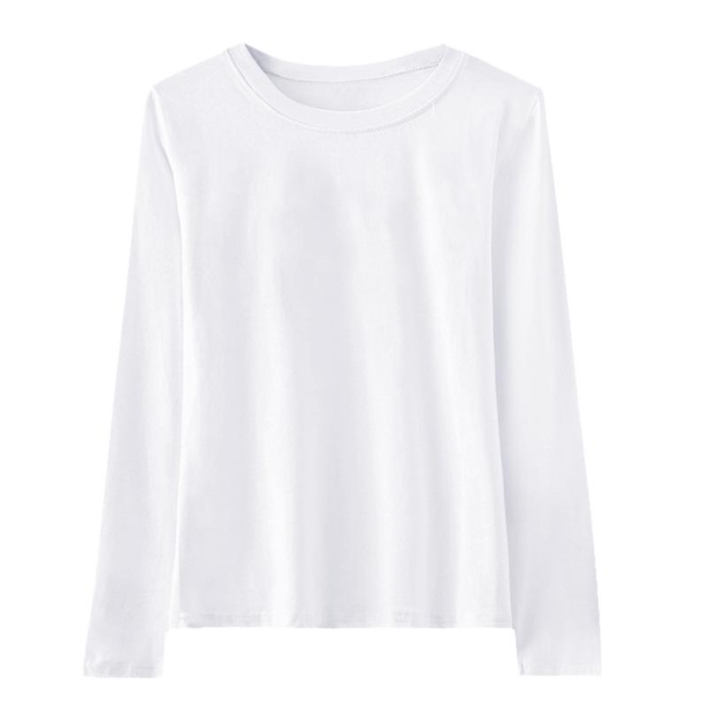Dámské 2024 volné bavlněné tričko s dlouhým rukávem - Všestranná jarní/podzimní móda