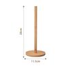 Wood  Durable Anti-Skid Tissue Vertical Stand Rack Hook For Kitchens Bathrooms Living Rooms Restaurant