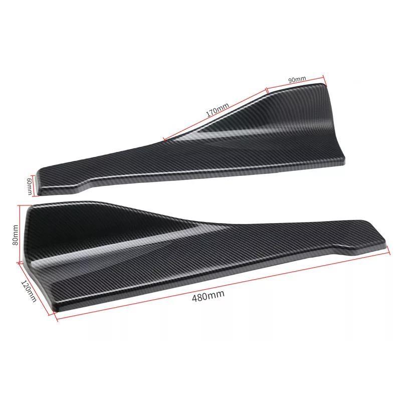 Universal Car Side Skirt Bumper Spoiler Splitter Protector For Universal Rear Spoiler Cupra Formentor Opel Insignia Bmw F01