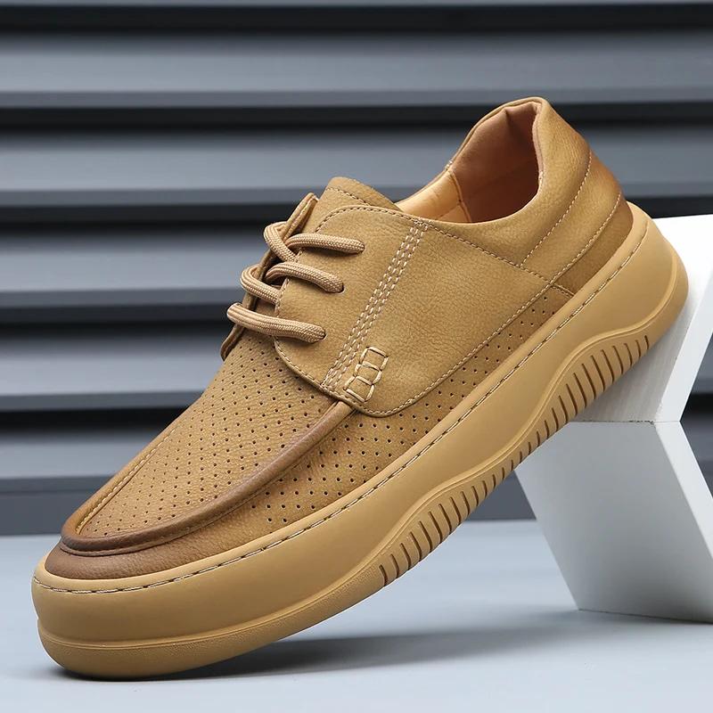 Luxury Brand Mens Business Shoes Fashion High Quality Office Shoes Walking Leather Oxford Designer Shoe Mocassins Dress Shoes