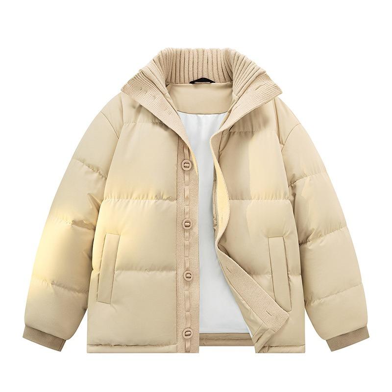 

OO стеганая куртка с воротником-стойкой для мужчин и женщин на осень и зиму, утолщенная свободная стеганая куртка для пар 2XL