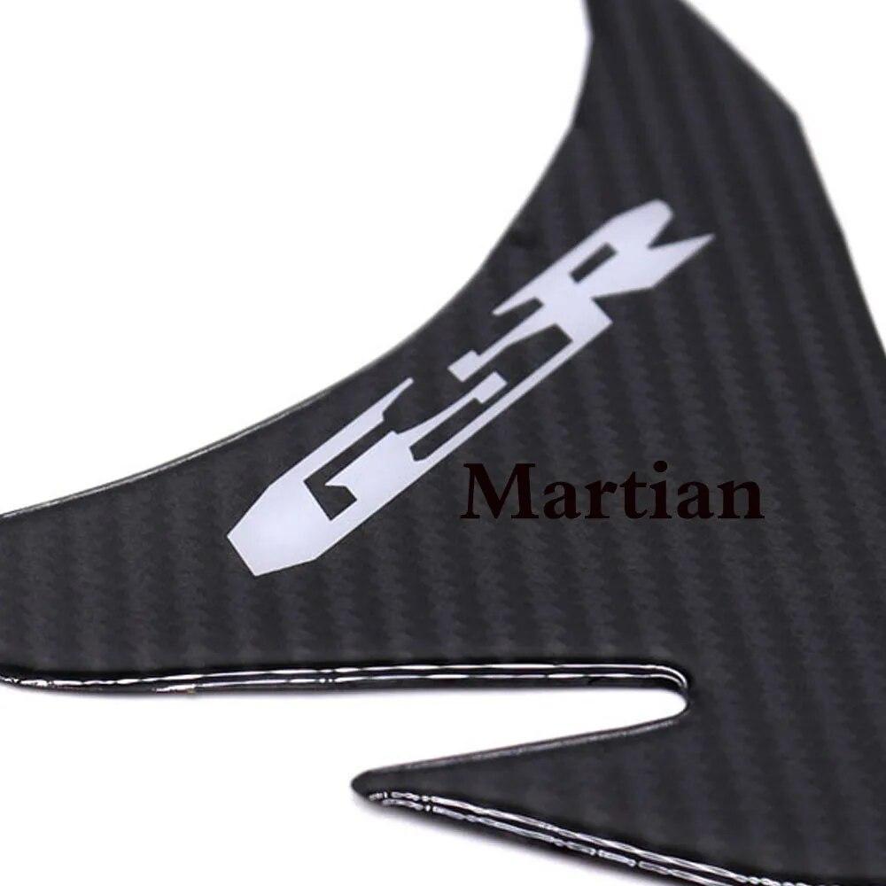 For SUZUKI GSR400 GSR600 GSR750 GSR 400 600 750 Motorcycle Carbon Fiber Oil Fuel Gas Tank Pad Tankpad Decal Protector Sticker