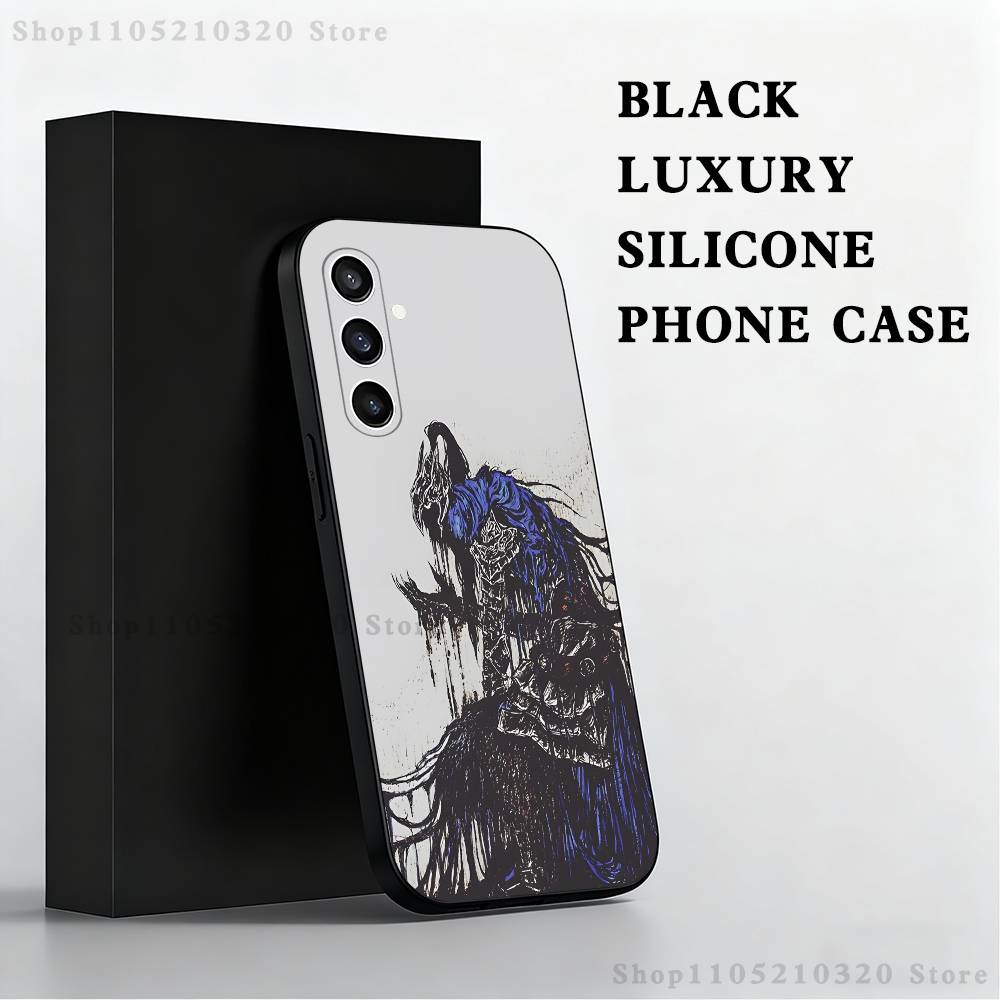 D-Dark S-Souls Game Phone Case For Samsung S 25,24,23,22,30,21,10,9,Ultra,Plus,Lite,FE,4,5 G Black Soft Case
