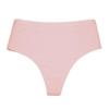 High-Waisted Tummy-Control Plus-Size Cotton Thong - Women's Sexy Summer Sport Underwear