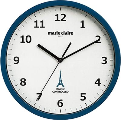 Marie Claire Funkwanduhr, Marineblau, MC-504